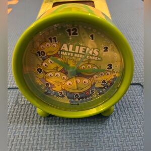 New❤️Disney Aliens Bright Green Twin-Bell Style Alarm Clock